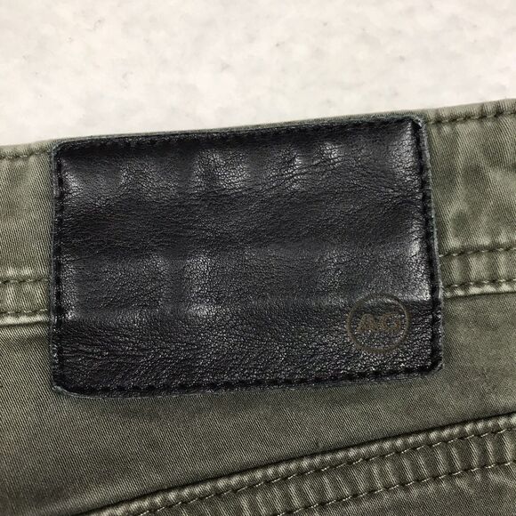 ADRIANO GOLDSCHMIED Graduate Jean Men 34x34 (36x26 hemmed) Olive Green Tailored - Picture 10 of 16